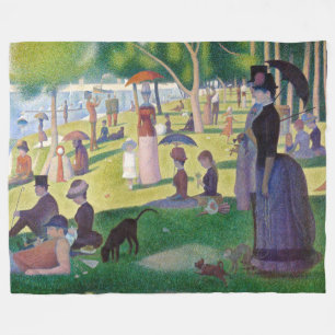 Georges Seurat - Ein Sonntag auf La Grande Jatte Fleecedecke