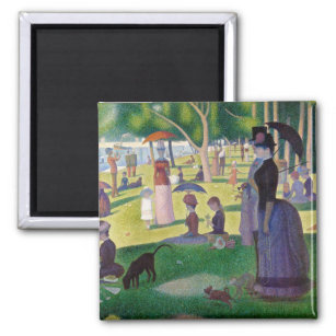 Georges Seurat - Ein Sonntag auf La Grande Jatte Magnet
