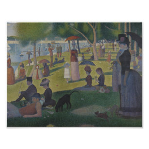 Georges Seurat - ein Sonntag auf La großes Jatte Fotodruck