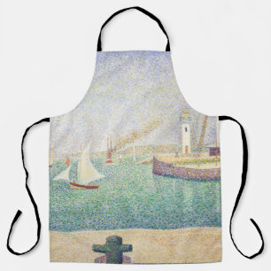 Georges Seurat - Eingang des Hafens von Honfleur Schürze