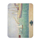 Georges Seurat - Eintritt in den Hafen von Honfleu Magnet (Vertikal)