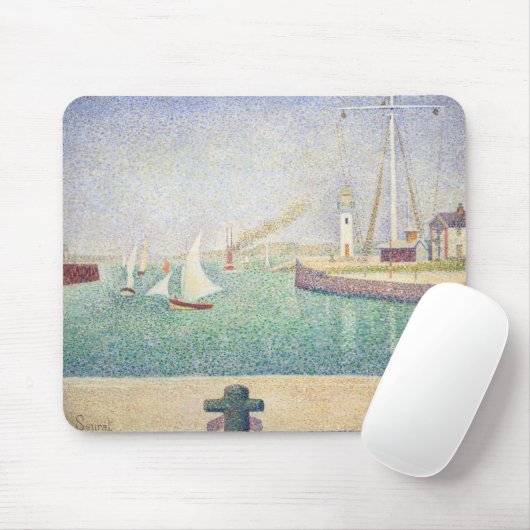 Georges Seurat - Eintritt in den Hafen von Honfleu Mousepad (Mit Mouse)