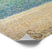 Georges Seurat - Eintritt in den Hafen von Honfleu Poster (Ecke)