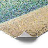 Georges Seurat - Eintritt in den Hafen von Honfleu Poster (Ecke)