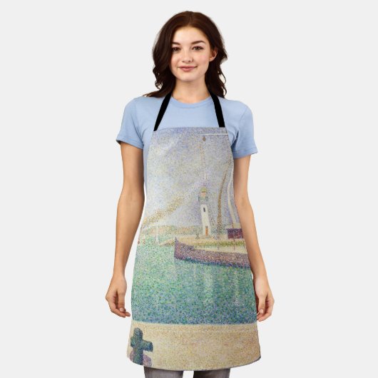 Georges Seurat - Eintritt in den Hafen von Honfleu Schürze (Getragen)