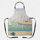 Georges Seurat - Eintritt in den Hafen von Honfleu Schürze (Vorderseite)