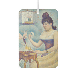 Georges Seurat - Junge Frau, die sich pudert Autolufterfrischer