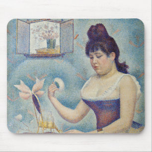 Georges Seurat - Junge Frau, die sich pudert Mousepad
