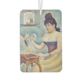 Georges Seurat - Junge Frau Powdering sich selbst Autolufterfrischer (Rückseite)