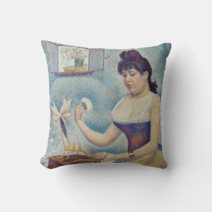 Georges Seurat - Junge Frau Powdering sich selbst Kissen