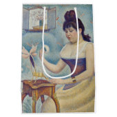 Georges Seurat - Junge Frau Powdering sich selbst Mittlere Geschenktüte (Rückseite)