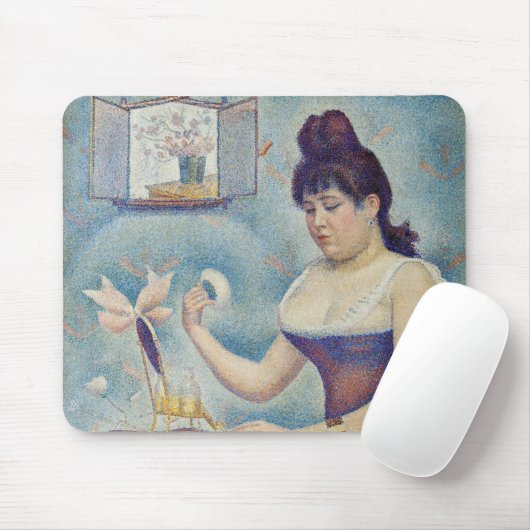 Georges Seurat - Junge Frau Powdering sich selbst Mousepad (Mit Mouse)