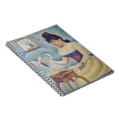 Georges Seurat - Junge Frau Powdering sich selbst Notizblock (Rechte Seite)