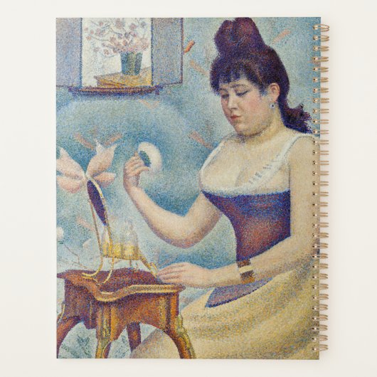 Georges Seurat - Junge Frau Powdering sich selbst Planer (Rückseite)