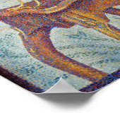 Georges Seurat - Junge Frau Powdering sich selbst Poster (Ecke)