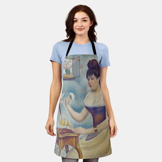 Georges Seurat - Junge Frau Powdering sich selbst Schürze (Getragen)