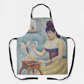 Georges Seurat - Junge Frau Powdering sich selbst Schürze (Vorderseite)