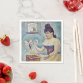 Georges Seurat - Junge Frau Powdering sich selbst Serviette (Beispiel)