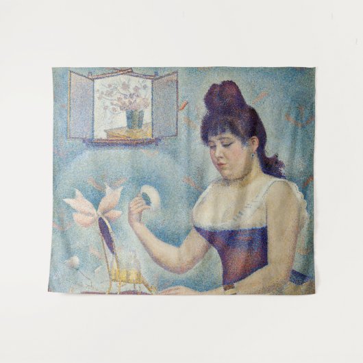 Georges Seurat - Junge Frau Powdering sich selbst Wandteppich (Vorderseite (Horizontal))
