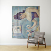 Georges Seurat - Junge Frau Powdering sich selbst Wandteppich (Beispiel)