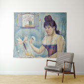 Georges Seurat - Junge Frau Powdering sich selbst Wandteppich (Beispiel (Horizontal))