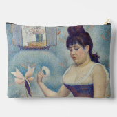 Georges Seurat - Junge Frau Powdering sich selbst Zubehörtasche (Rückseite)