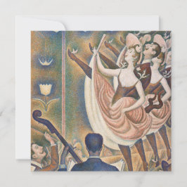 Georges Seurat - Le Chahut Dankeskarte