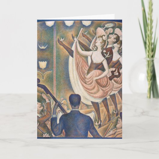 Georges Seurat - Le Chahut Karte (Vorderseite)