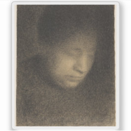 Georges Seurat: Madame Seurat, die Mutter der Küns Aufkleber