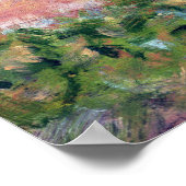 Georges Seurat Man mit einem Hoe Poster (Ecke)