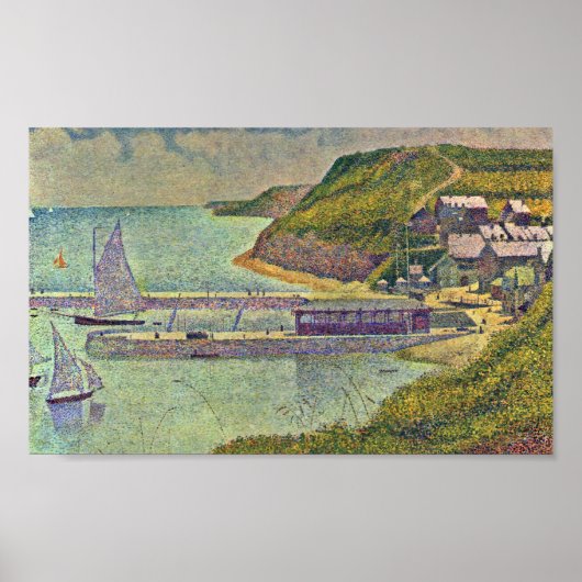 Georges Seurat - Marine (Port en Bessin) Poster (Vorne)
