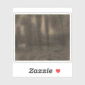 Georges Seurat - Poplars Aufkleber (Blatt)