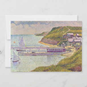Georges Seurat - Port-en-Bessin bei Flut Einladung