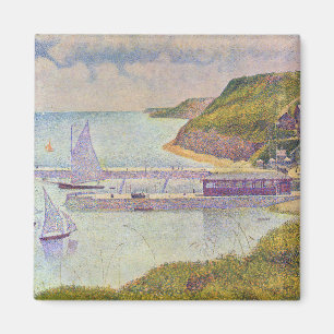 Georges Seurat - Port-en-Bessin bei Flut Magnet