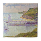 Georges Seurat - Port-en-Bessin bei Hochtide Fliese (Vorderseite)