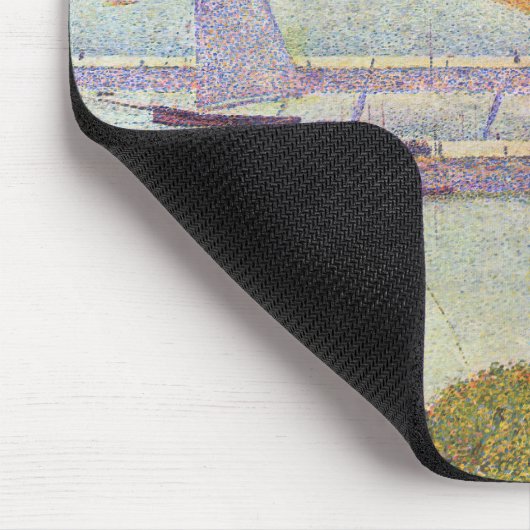 Georges Seurat - Port-en-Bessin bei Hochtide Mousepad (Ecke)