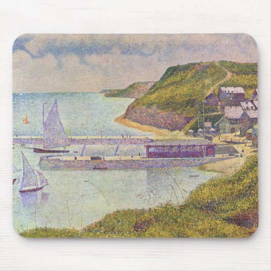 Georges Seurat - Port-en-Bessin bei Hochtide Mousepad (Vorne)