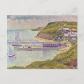 Georges Seurat - Port-en-Bessin bei Hochtide Postkarte (Vorderseite)