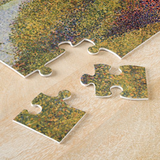 Georges Seurat - Port-en-Bessin bei Hochtide Puzzle (Seite)