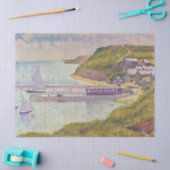 Georges Seurat - Port-en-Bessin bei Hochtide Seidenpapier (Basteln)