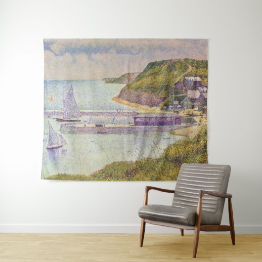 Georges Seurat - Port-en-Bessin bei Hochtide Wandteppich (Beispiel (Horizontal))