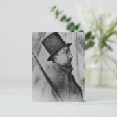 Georges Seurat - Portrait von Paul Signac Postkarte (Stehend Vorderseite)