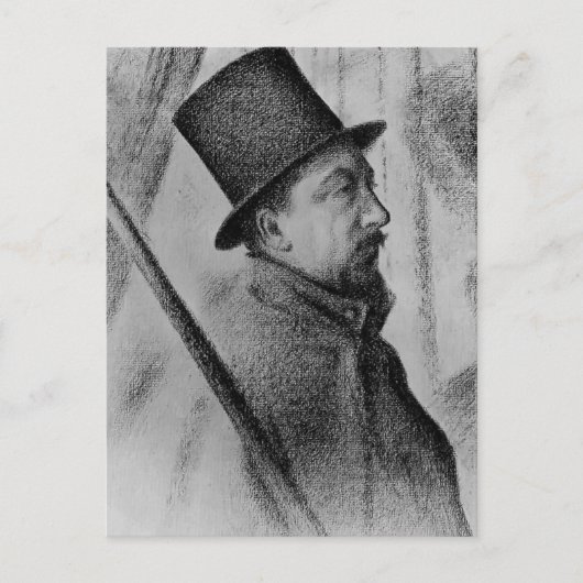 Georges Seurat - Portrait von Paul Signac Postkarte (Vorderseite)