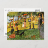 Georges Seurat Postkarte (Vorne/Hinten)