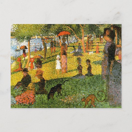 Georges Seurat Postkarte (Vorderseite)