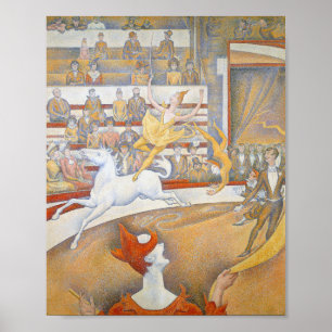 Georges Seurat’s The Circus 1891 Poster