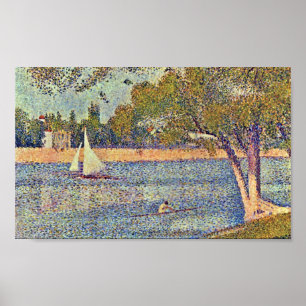 Georges Seurat - Seine bei CourbevoieGeorges Se Poster