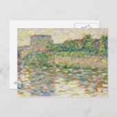 Georges Seurat - Seine in Courbevoie Postkarte (Vorne/Hinten)