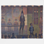 Georges Seurat - Slideshow Circus Fleecedecke (Vorderseite (Horizontal))