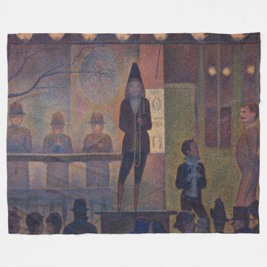 Georges Seurat - Slideshow Circus Fleecedecke (Vorderseite (Horizontal))
